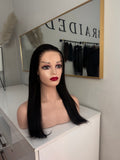 18” Full frontal Double Drawn Straight Wig